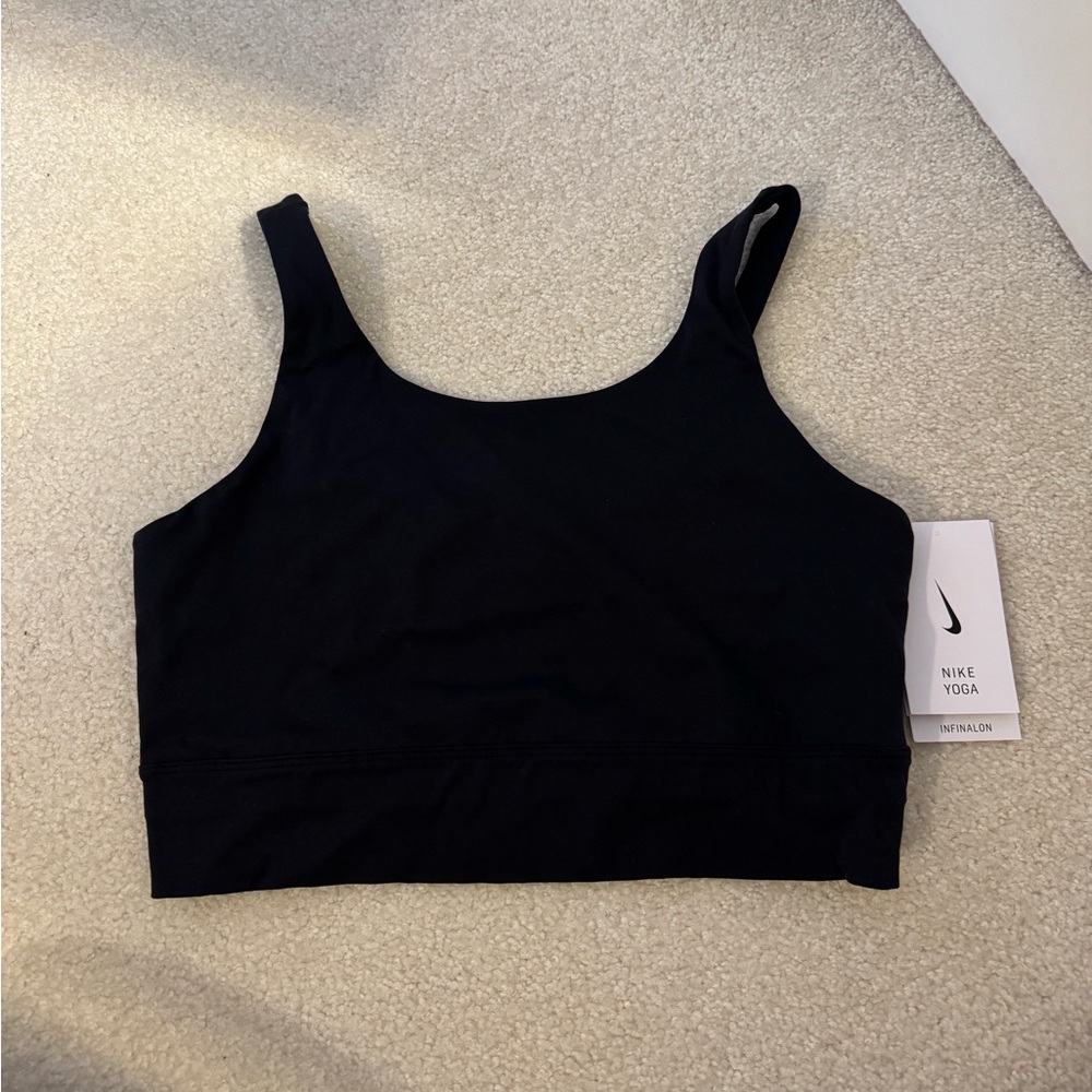 Nike Yoga Midnight Black Sports Bra